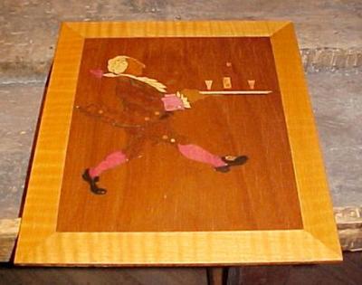 Marquetry Picture, George Washington Carrying A Serving Tray