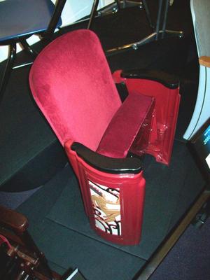 Theater Seat, #130, Strand Theater, Lowell, Michigan