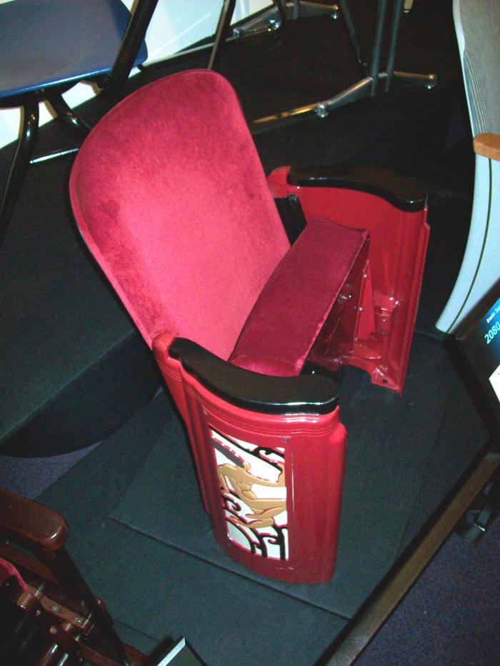 Theater Seat, #130, Strand Theater, Lowell, Michigan