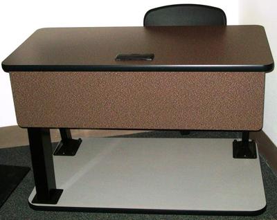 Fixed Seating Desk And Chair, The Uni-lecta, Thomas M. Cooley Law School
