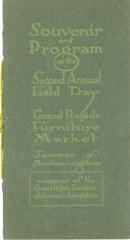 Booklet, Souvenir Program of the Second Annual Field Day, Grand Rapids Furniture Market