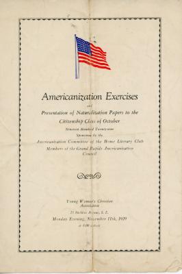 Americanization Exercises, Sidney John Jansma