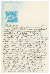 Letter, Dennis Lobbezoo to Joyce Washburn Skinner 