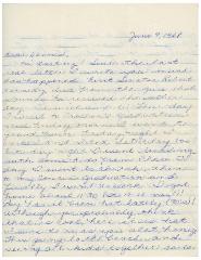 Letter, Joyce Washburn Skinner to Dennis Lobbezoo
