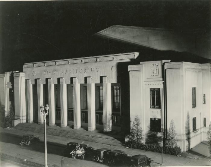 Photograph, Civic Auditorium Exterior