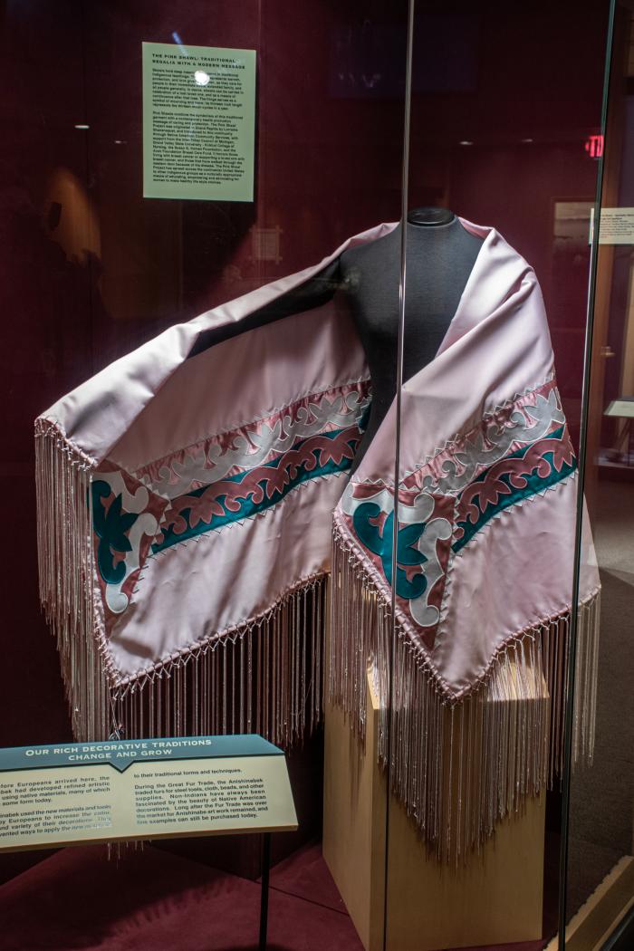 Pink Shawl, Native American