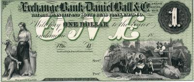 Bank Check, Exchange Bank of Daniel Ball & Co.
