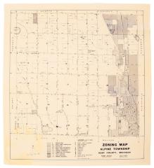 Zoning Map, Alpine Township