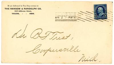Letter, from The Ransom and Randolph Co. 