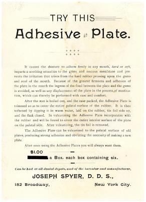 Sample, Adhesive Plate