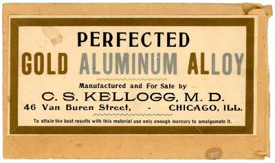 Sample, Gold Aluminum Alloy