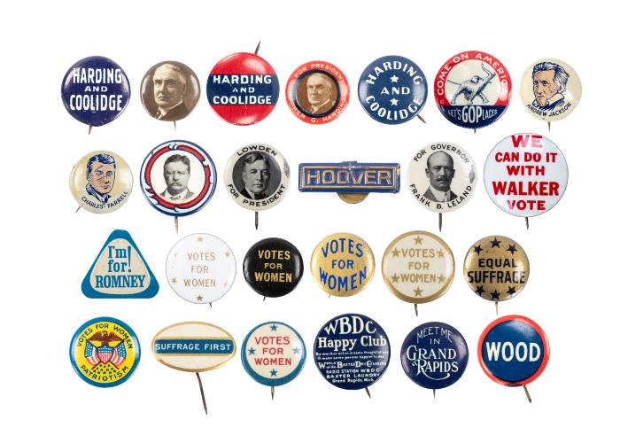 Collection Of Pin Back Buttons