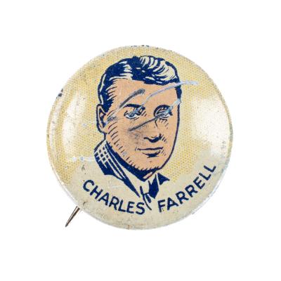 Pin Back Button, Charles Farrell