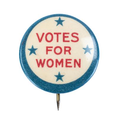 Pin back button, Votes for Women