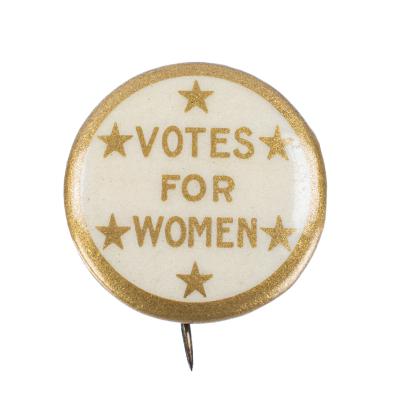 Pin back button, Votes for Women
