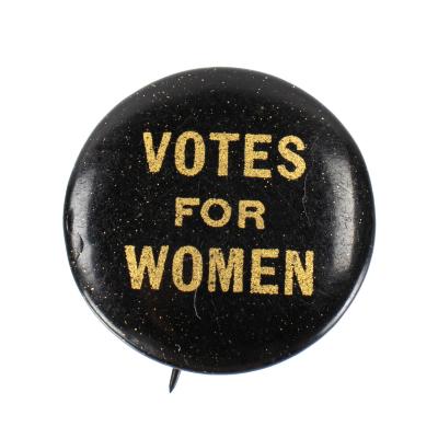 Pin back button, Votes for Women  
