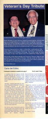 Newspaper Clipping, La Voz's Veteran's Day Tribute