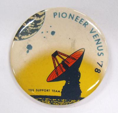 Promotional Button, Pioneer Venus