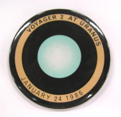 Promotional Button, Voyager 2 At Uranus