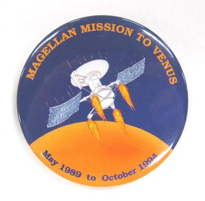 Promotional Button, Magellan Mission To Venus