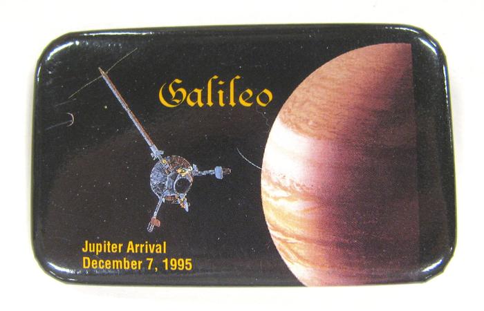 Promotional Button, Galileo Jupiter Arrival