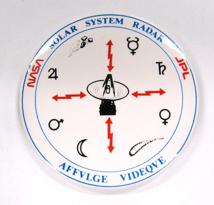 Promotional Button, Solar System Radar