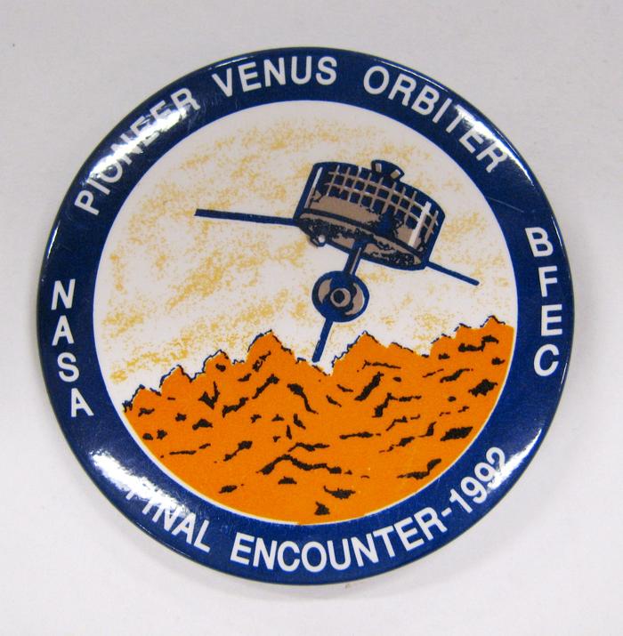 Promotional Button, Pioneer Venus Orbiter
