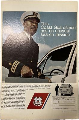 Poster, "This Coast Guardsman has an Unusual Search Mission"