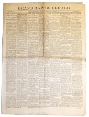 Newspaper, 'hurt On The Rail'