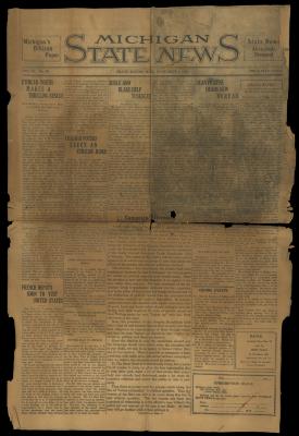 Newspaper, Michigan State News 
