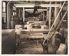 Photograph, Gunn Furniture Company, Industrial Belt Sander Machinery