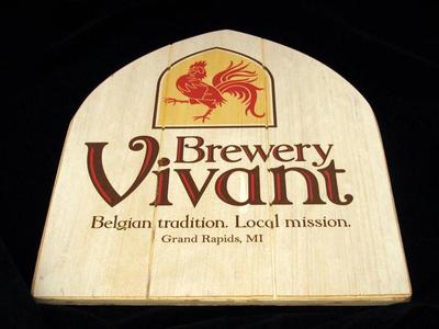 Wooden Sign, Brewery Vivant