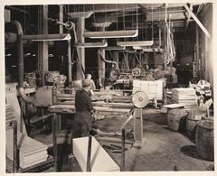 Photograph, Gunn Furniture Company, Industrial Belt Sanders and Machinery