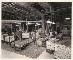 Photograph, Gunn Furniture Company, Lumber and Table Saws