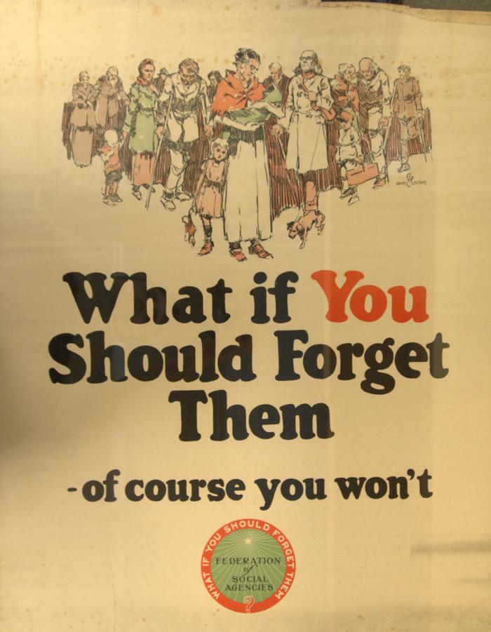 Poster, Federation Of Social Agencies