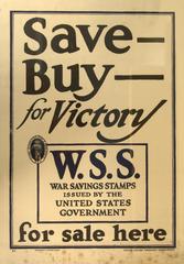 Poster, War Savings Stamps