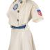 Grand Rapids Chicks White Home Game Uniform