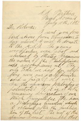 Letters, E.L. Mosley