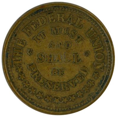 U.S. Civil War Token, 'army And Navy'