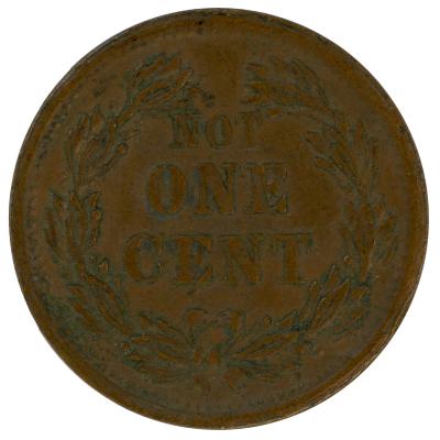 U.S. Civil War Token, Indian Relief Head