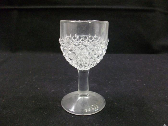 Wine Glass, Molded Glass (pr.)