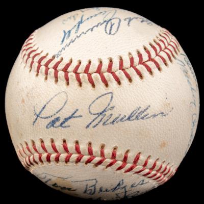 Autographed Baseball, Frank "Stubby" Overmire