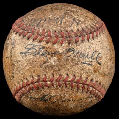 Autographed Baseball, Steve O'Neill