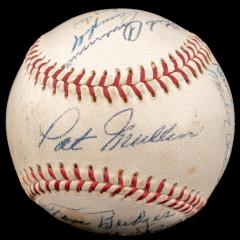 Autographed Baseball, Frank "Stubby" Overmire