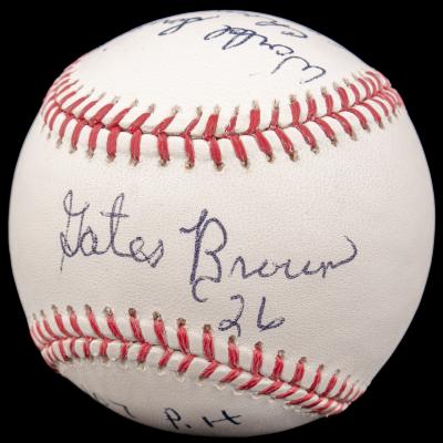 Autographed Baseball, Gates Brown
