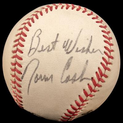 Autographed Baseball, Norm Cash