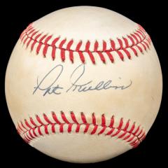 Autographed Baseball, Pat Mullin