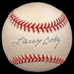 Autographed Baseball, Larry Doby