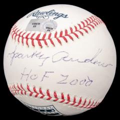 Autographed Baseball, Sparky Anderson