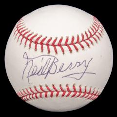 Autographed Baseball, Neil Berry